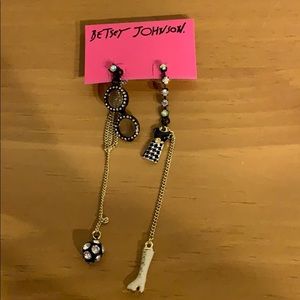 Betsey Johnson disco 60s earrings